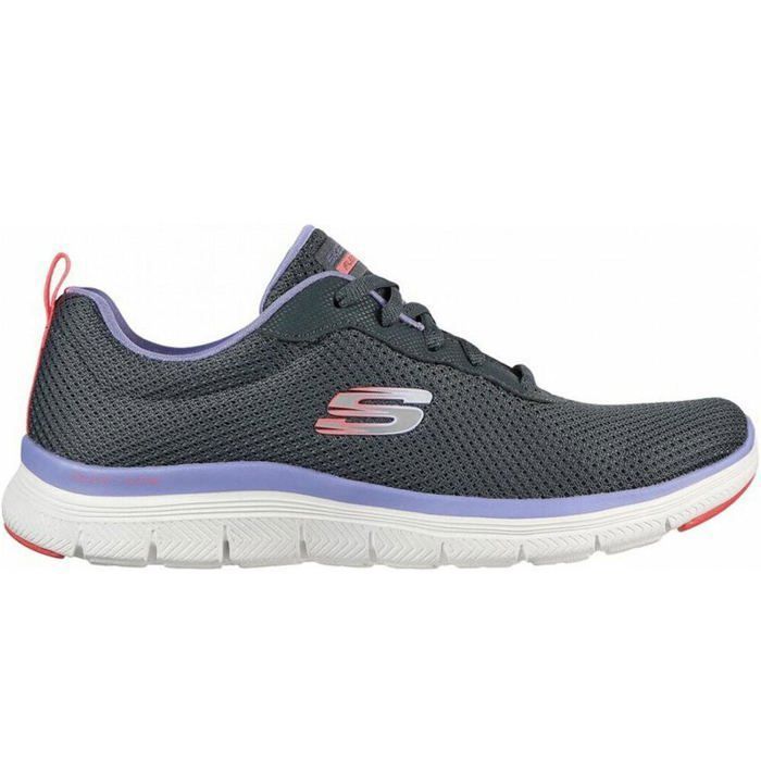 Skechers Basket Skechers - 113180 - Gris - Lacets - Textile - Femme