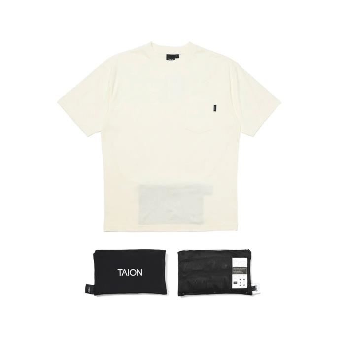 T-shirt Taion Storage pocket - off white - XS