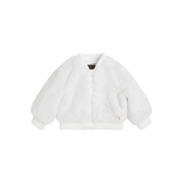 GUESS Blouson Fille L4BL03 WEGYO JBLK - Doudoune Légère Chaude Hiver