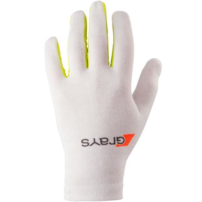 Gant De Hockey GRAYS International Pro Main Gauche – Paume Climagrip, Blanc, Pour Terrain Herbe
