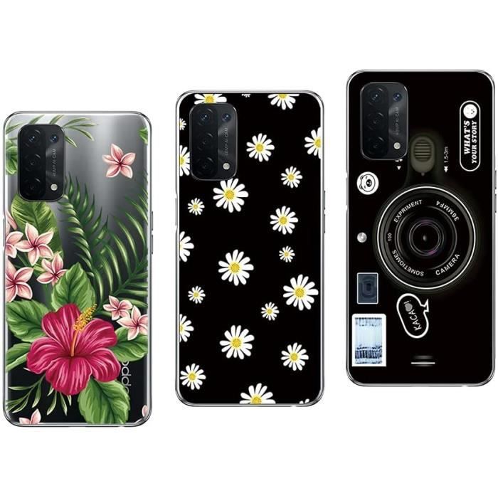Bleu Laybomo Coque pour Oppo A74 4G Etui Cuir Rabat de Style Prime avec Doux Silicone Portefeuille Magnétique Cover Anti Choc avec Fente pour Carte Housse Etui Oppo A74 4G 