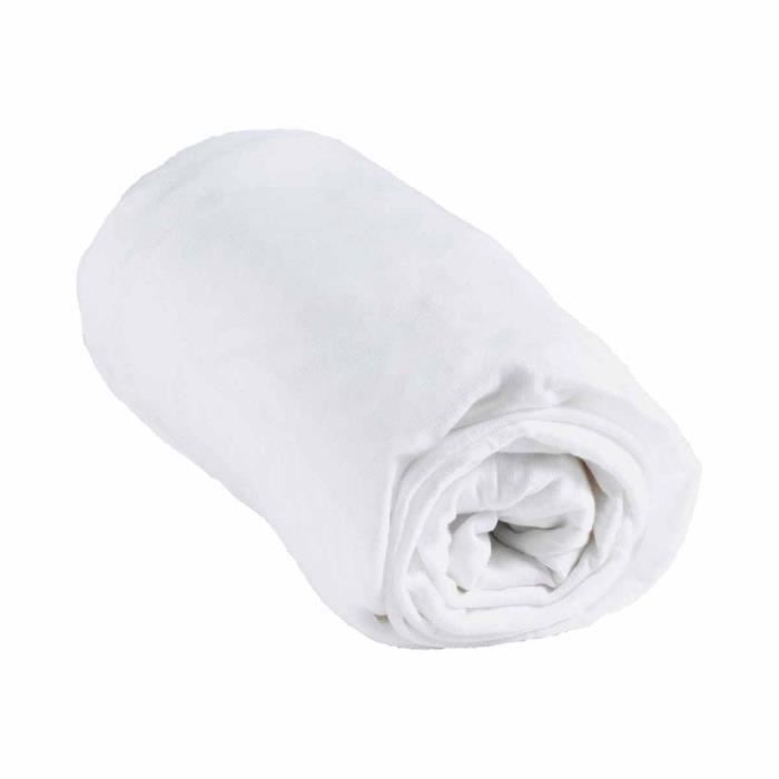 Protège matelas pour lit enfant en éponge et imperméable - Blanc - 70 x 140 cm