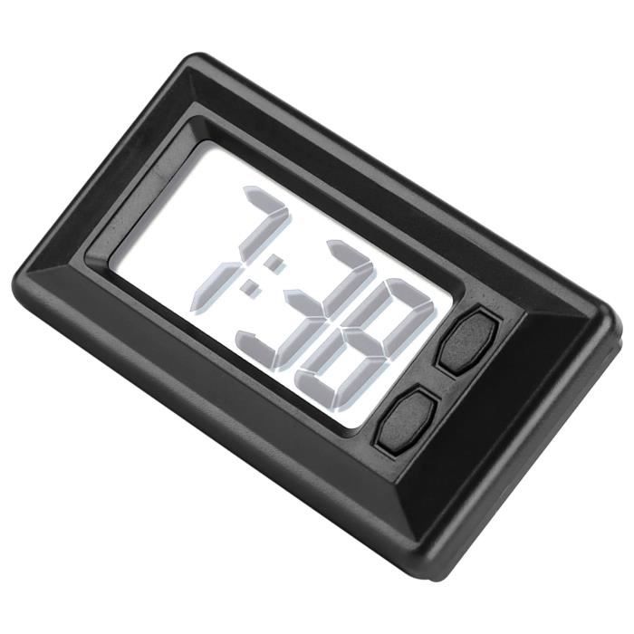 LEX Horloge numérique Tableau de bord numérique LCD Tableau de