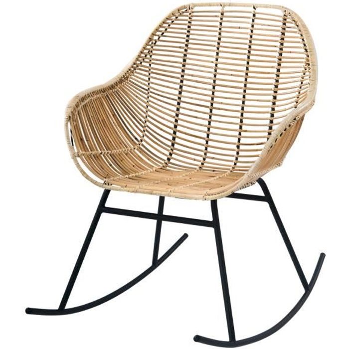 rocking chair rotin
