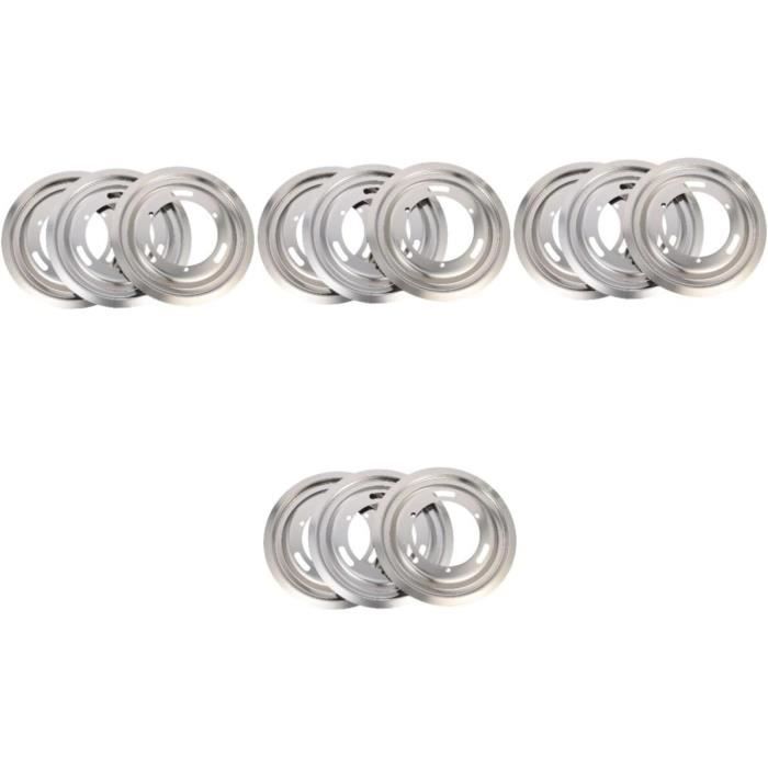 Ensemble De Couvercles De Brûleurs De Cuisinière à Gaz - 5 Pièces, Compatibles Plupart Des Modèles, Pour Une Flamme Uniforme - 7
