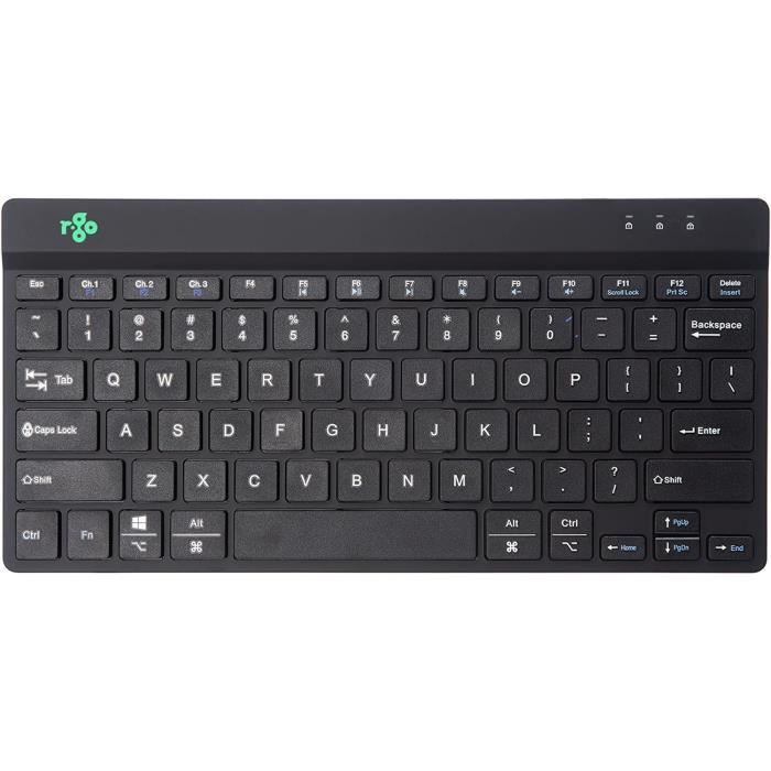 R-Go Clavier Compact Break, Bluetooth, Avec Logiciel De Pause Anti-Rsi ...