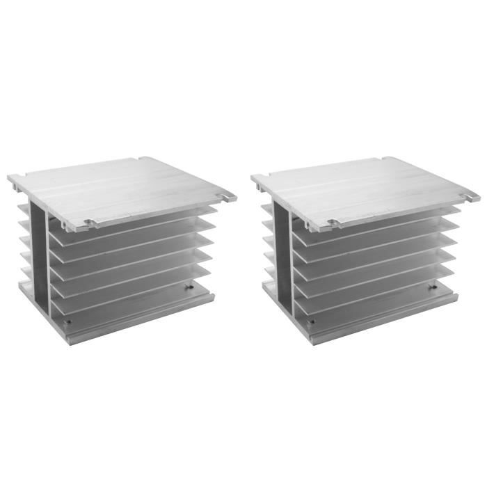 Dissipateur De Chaleur En Aluminium 19 Ailettes 300x140x20mm - Haute Performance Pour Transistors Et LED Haute Puissance