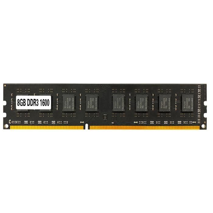 Barrette RAM DDR3 8 Go 1066 MHz PC3-8500 NON-ECC - DIMM 240 Broches, Neuve, Pour PC De Bureau