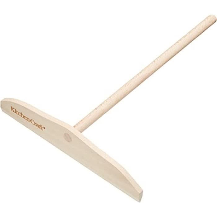 Lot De 4 Épandeurs à Crêpes En Bois - 17x12 Cm - Ustensile De Cuisine Anti-Rayures Pour Crêpières Antiadhésives