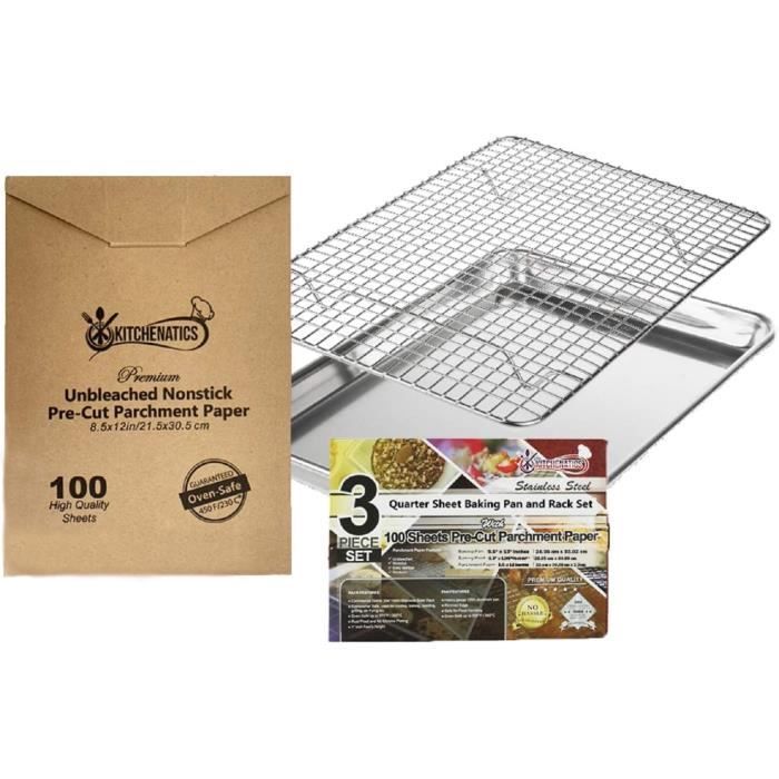 Plaque Four Et Grille Refroidissement Homikit - Acier Inoxydable 40.5x30.8cm - Lave-vaisselle