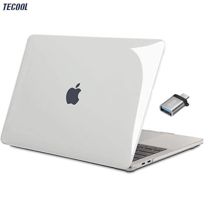 Se7enline Coque de protection en silicone souple pour clavier MacBook Pro 2021 14 et 16 pour Mac Book M1 Pro M1 Max modèle A2442/A2485 transparente 
