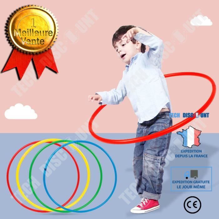 TD® Lot de 4 Hula Hoop pour enfants Poids et taille réglable Jouets de  sport détachables cercle de gymnastique - Cdiscount Sport
