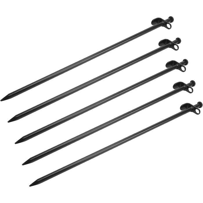 Piquets de tente 50 pcs acier galvanisé 30 cm ?7 mm | Leroy Merlin