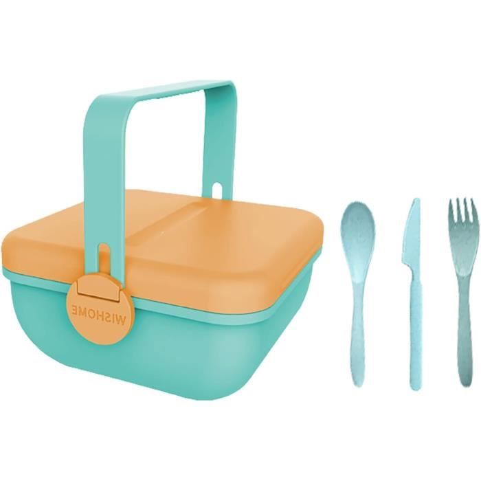 3 en 1 Bento Lunch Box 2800ml, Assiette Compartiment Adulte Empilables avec Lunch Bag Couverts Partition, Boite Repas Micro-Ondable Anti-Fuite Sans BPA, Boîte à Goûter Enfant Travail Ecole (Rose