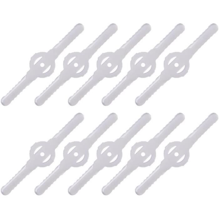 Lot De 2 Protections En Plastique Pour Tondeuse à Gazon 26 Mm/28 Mm - Accessoire De Remplacement Universel - 8