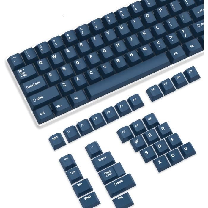 10 pièces 1U Keycaps Profil Épais PBT Keycap Set Claviers Mécaniques
