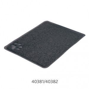 Trixie Tapis pour bac à litière 40 x 60 cm - rectangulaire- anthracite