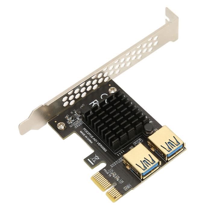 Carte'extension PCI E USB 3.0 Type C, PCI Express vers USB 3.0 contrôleur, adaptateur de carte