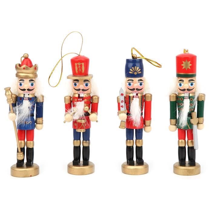 Casse-Noisette Soldat En Bois - Poupée Marionnette - 30 Cm De Haut - Neuf