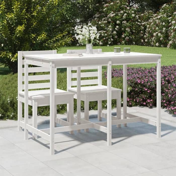 vidaXL Table de jardin 159 5x82 5x110 cm bois massif de pin 824096