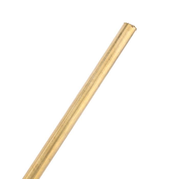 Tube en laiton fin H62, diamètre extérieur 3mm, intérieur 2.6mm, 2.4mm, 2.2mm, 2mm, 1.5mm, 1mm, micro tuyau en cuivre, capillaire, tube en laiton creux  13