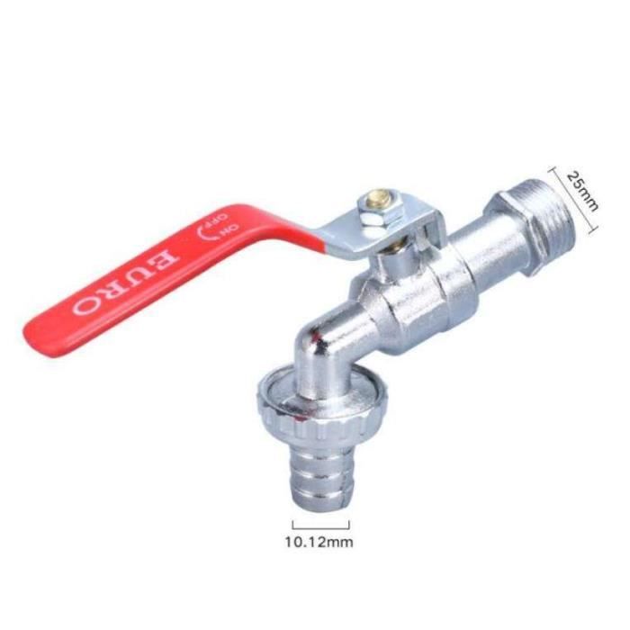 de jardin à bille avec raccords à pression en métal. Machine à laver. salle de