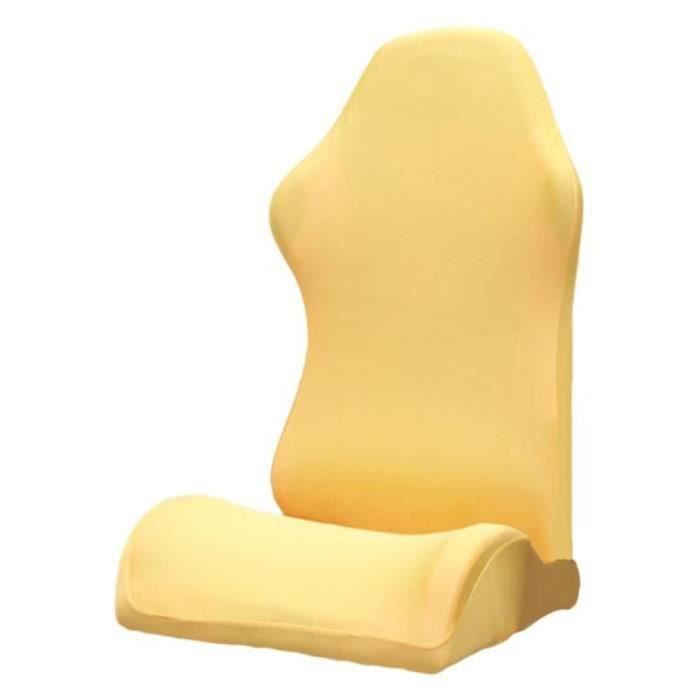 Housse D'appui-tête De Chaise De Bureau Extensible Housse élastique Confortable Chaise De Jeu Repose Tete Couvre Pour Le Cou P9262961