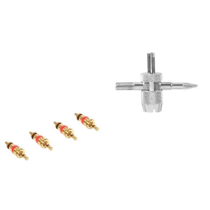 KIT D'OUTILS DE retrait de noyau de vanne de pneu pratique parfait pour