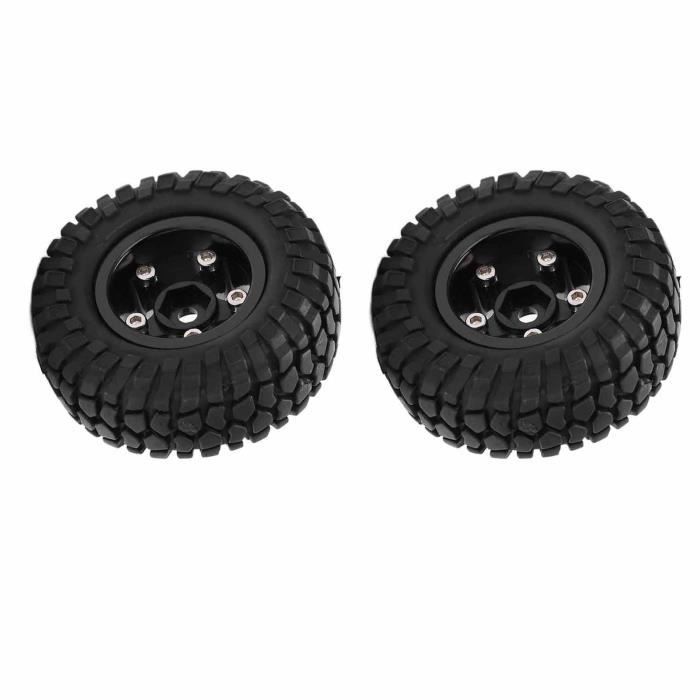 KINGCOO 4 Pneumatici In Gomma Per Auto RC Crawler 1/18 1/24 - 63x26mm Con Inserti In Schiuma - Per Axial SCX24, TRX4M