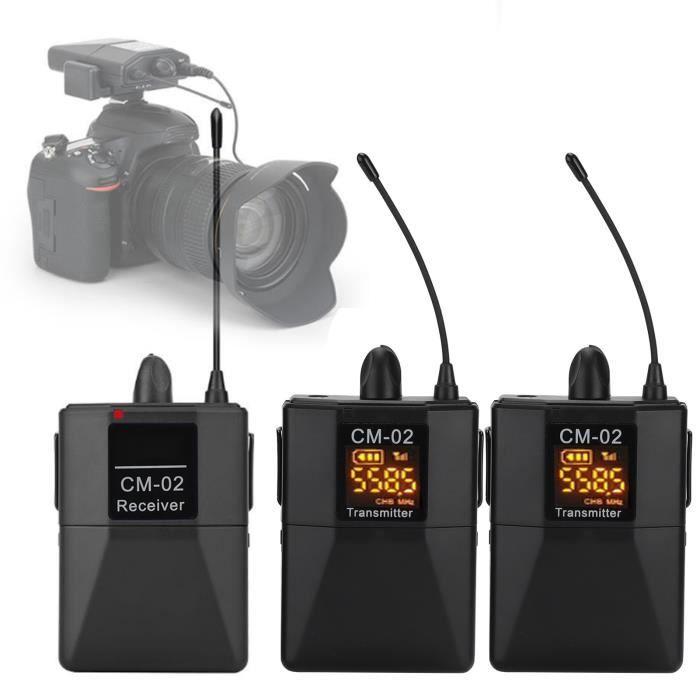 Micro Cravate Sans Fil Saramonic Air-01 - 2.4GHz, 48kHz/24bits, Portée 300m, Autonomie 40h - Pour IPhone, Android, Caméras