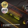 Clavier Gaming - AZERTY - STEELSERIES - Apex Pro Mini FR - Sans Pavé Numérique - Rétroéclairé - Noir-1