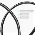 Gaine Spirale Flexible Universel 4mm,6mm Kit de Câble Rangement 2 Pack de Tube d'Enroulement de Câble en Spirale 10m, Noir-1