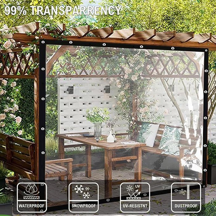 Lot De 4 Bâches Camouflage – 9m X 14m, Imperméable En Polyéthylène