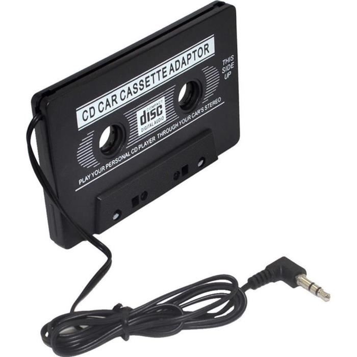 Adaptateur Cassette universel pour voiture, 3.5mm, pour IPhone, IPod,  téléphone intelligent, MP3, CD - Cdiscount Auto