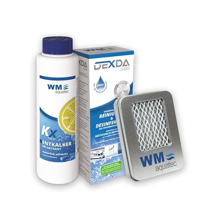 WM aquatec Hygiene-Trio Kit complet d'hygiène de l'eau 50 litres