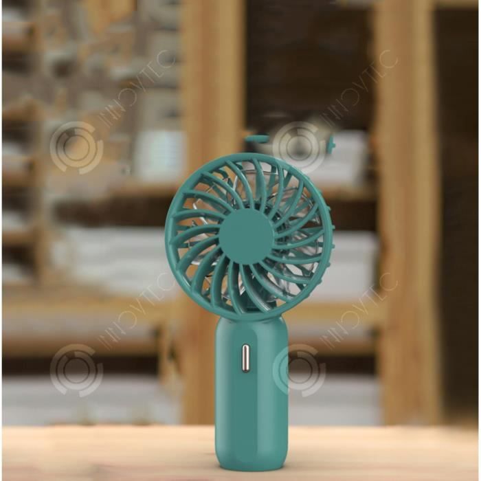 INN® Mini ventilateur électrique portatif USB avec vitesse du vent réglable  (vert) HB013 - Cdiscount Bricolage