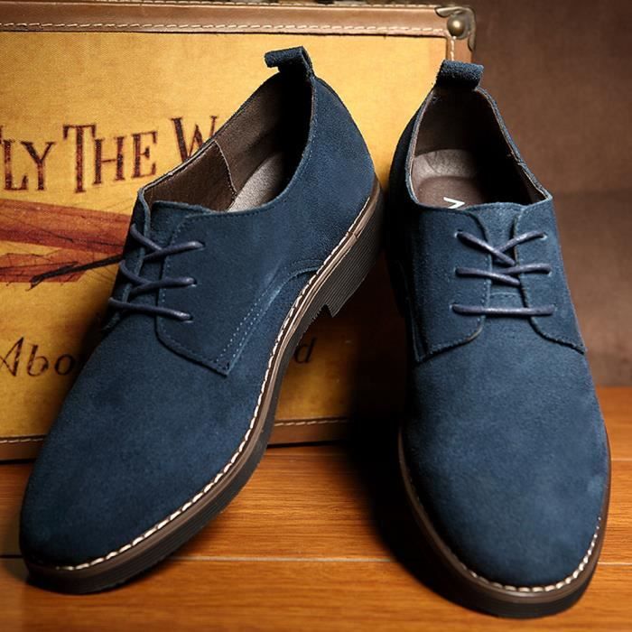 Chaussure de best sale ville bleu