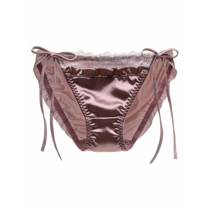 Slip satin femme best sale