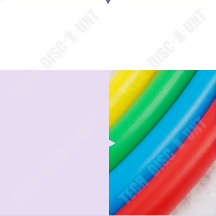 Lot De 2 Cerceaux De Hula Hoop Amovibles Pour Enfants Et Adultes - Diamètre 60 Cm, Plastique - 5