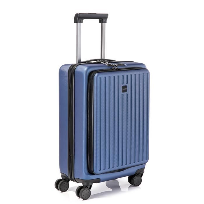 TORTUE Valise cabine Valise Petite Taille Cabine Bleu ABS 55 x