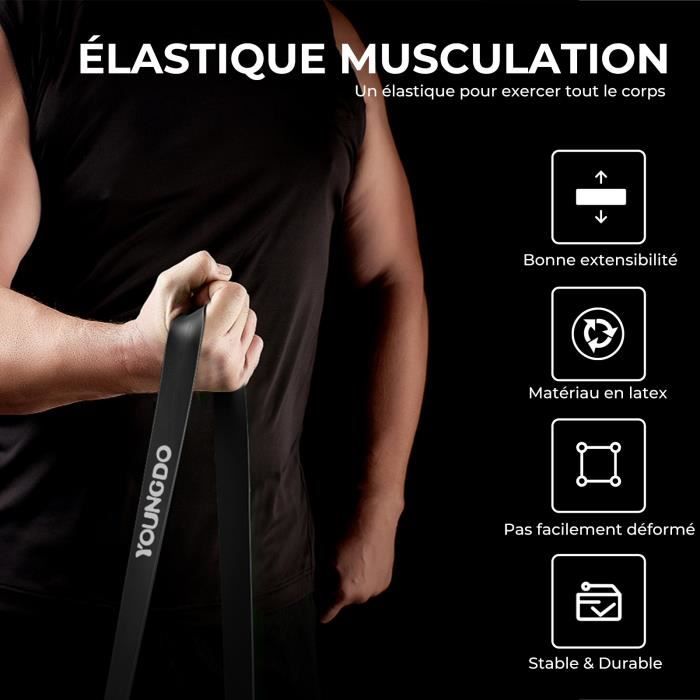 élastique Musculation, Elastique Sport Maison Fitness Musculation Bande  élastique Musculation Accessoire Bande Elastique [57]