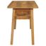 Meuble TV En Bois De Teck Massif - 120x35x45 Cm - Brun - Neuf