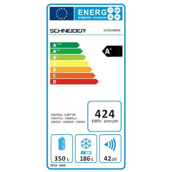Refrigerateur Americain Schneider Scfd 536 Nfb Achat Vente
