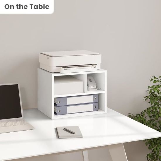 WOLTU Caisson de Bureau Mobile, Meuble de Rangement en Métal avec 3