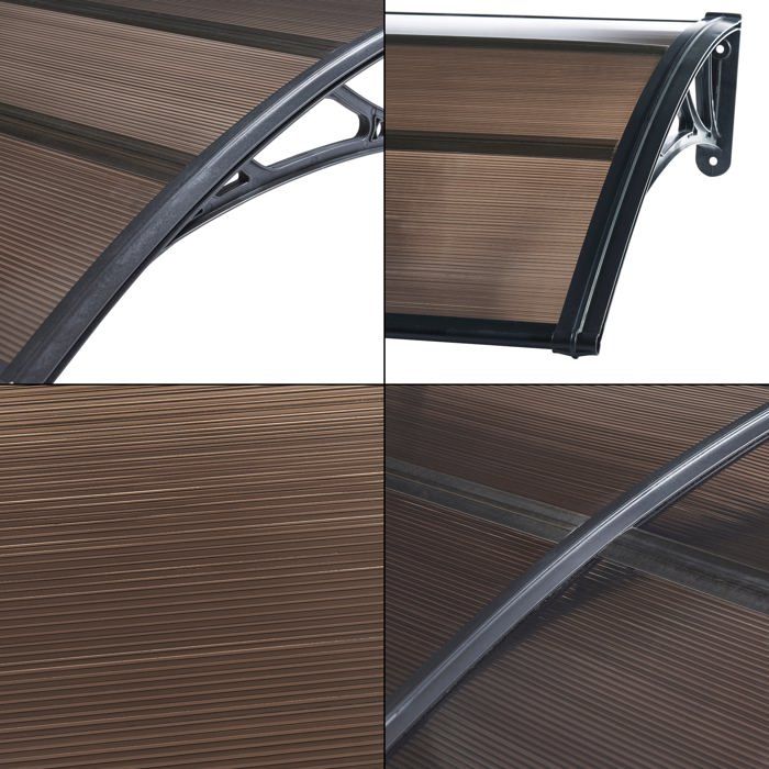 Auvent Pour Porte Auvent De Porte En Aluminium Entrée Marquise De