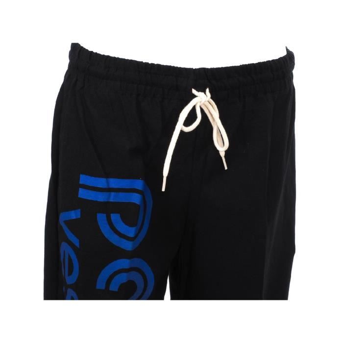 Pantalon de survêtement Uni h noir/bbr jersey - Panzeri - Homme -  Multisport - 100% Coton Noir - Cdiscount Sport