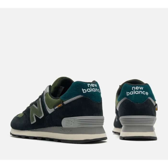 Basket New Balance 574 Homme Vert Confortable et stylee Vert Cdiscount Chaussures