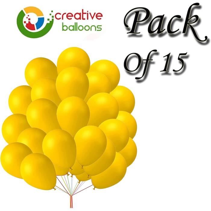 50pcs Ballons Doré Anniversaire, 12 Pouces Ballon Or Ballon Fête Ballon Gonflable Ballon de