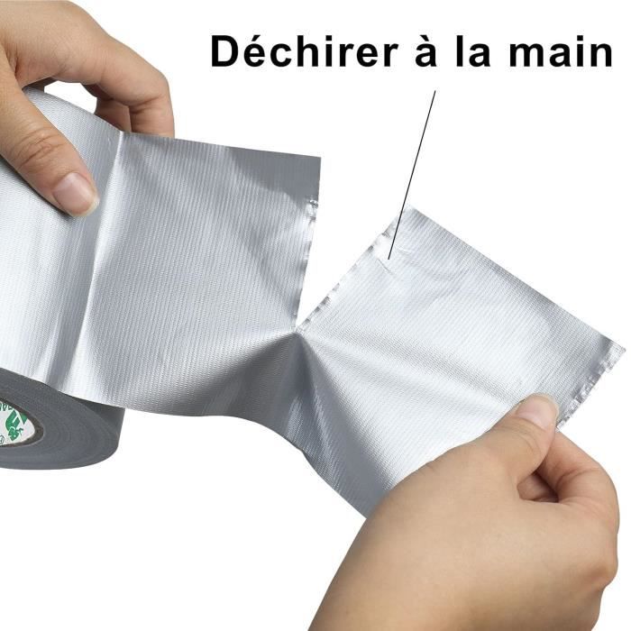 Ruban Adhésif Toilé Vert Clair Heavy Duty 75mm X 50m - BOMEI PACK Ultra Résistant Pour Réparations Et Fixations
