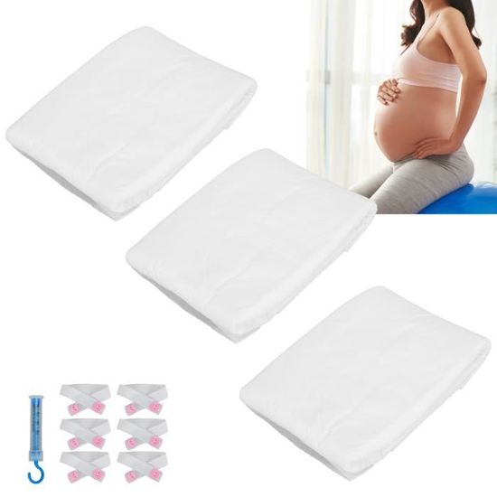 Serviettes de maternité, serviettes hygiéniques post-partum dosées,  confortables, protègent les plaies anti-fuites pour les femmes : :  Hygiène et Santé
